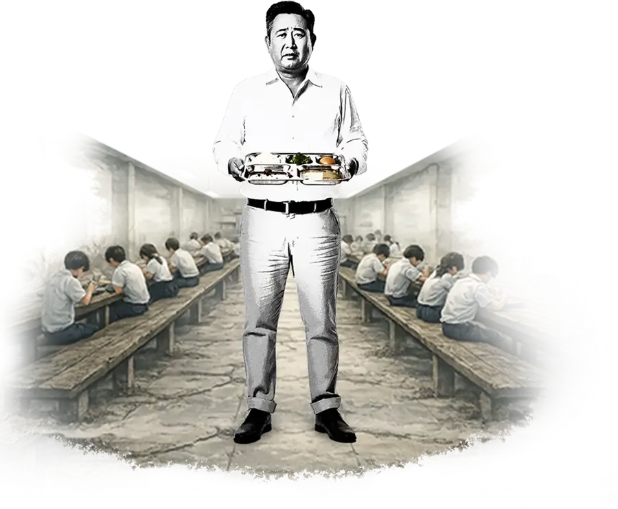 ภาพประกอบชาญชัยกับงบอาหารกลางวันเด็ก
